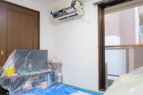 家財道具の養生