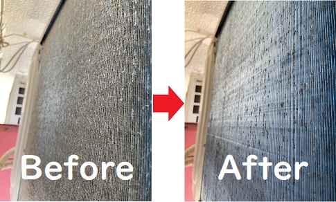 室外機のエアコンクリーニング