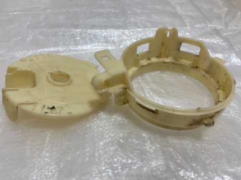 エアコンのその他パーツの洗浄前