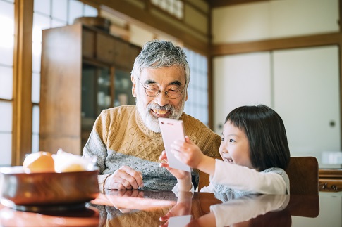 祖父と孫